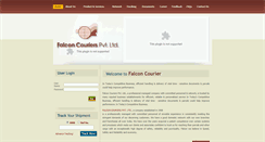 Desktop Screenshot of falconcourier.net