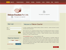 Tablet Screenshot of falconcourier.net